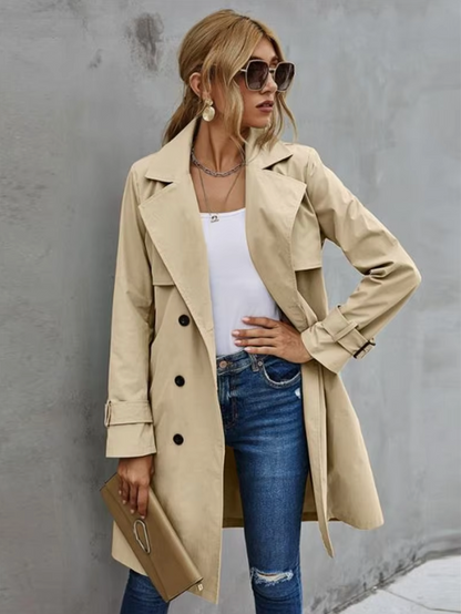 Trenchcoat Femme Double Boutonnage Classique - BerlinGlamour
