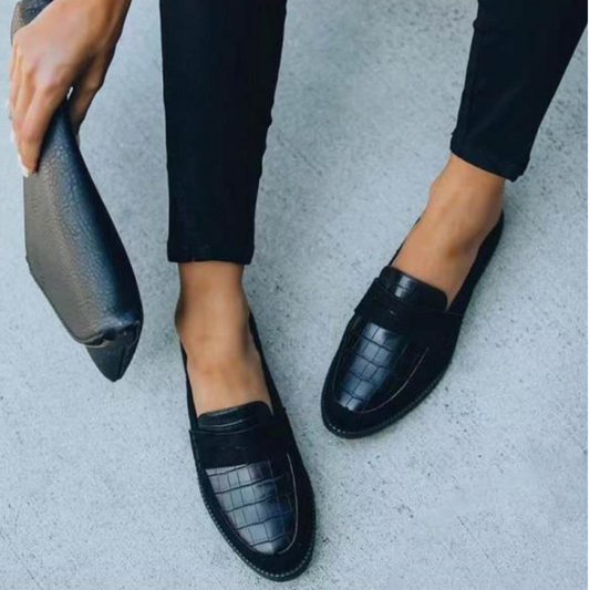 Mocassins Femmes Élégants à Bout Arrondi - PanierRoyale