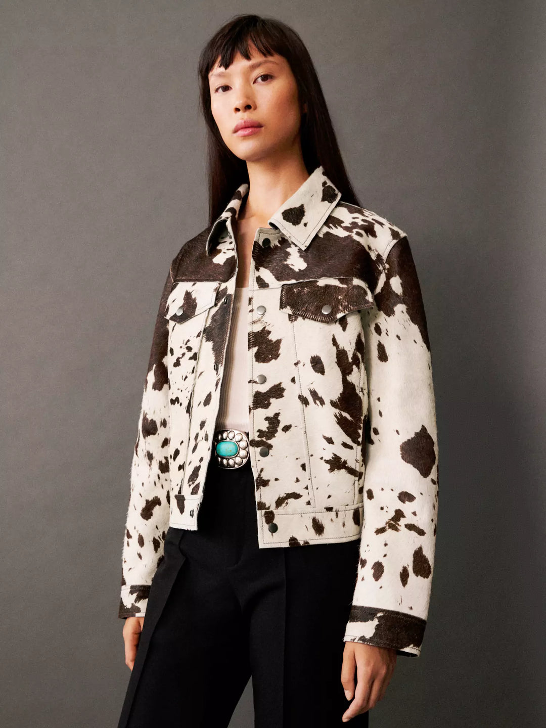 Veste Femme Imprimé Vache Tendance et Féminine - PanierRoyale