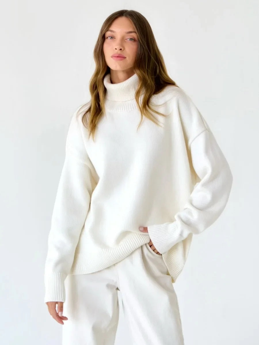 Pull Col Roulé Féminin