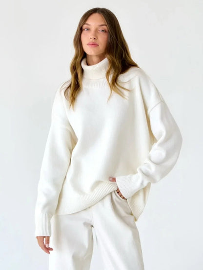 Pull Col Roulé Féminin