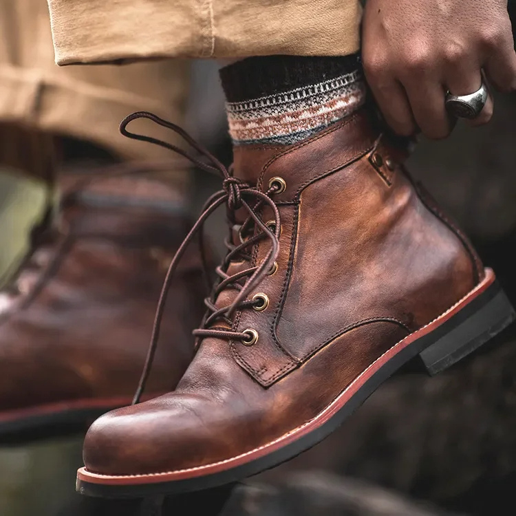 Bottines Décontractées pour Homme au Niveau de la Cheville