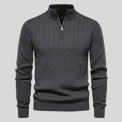 Pull Homme Manches Longues Zippé pour Tous les Jours