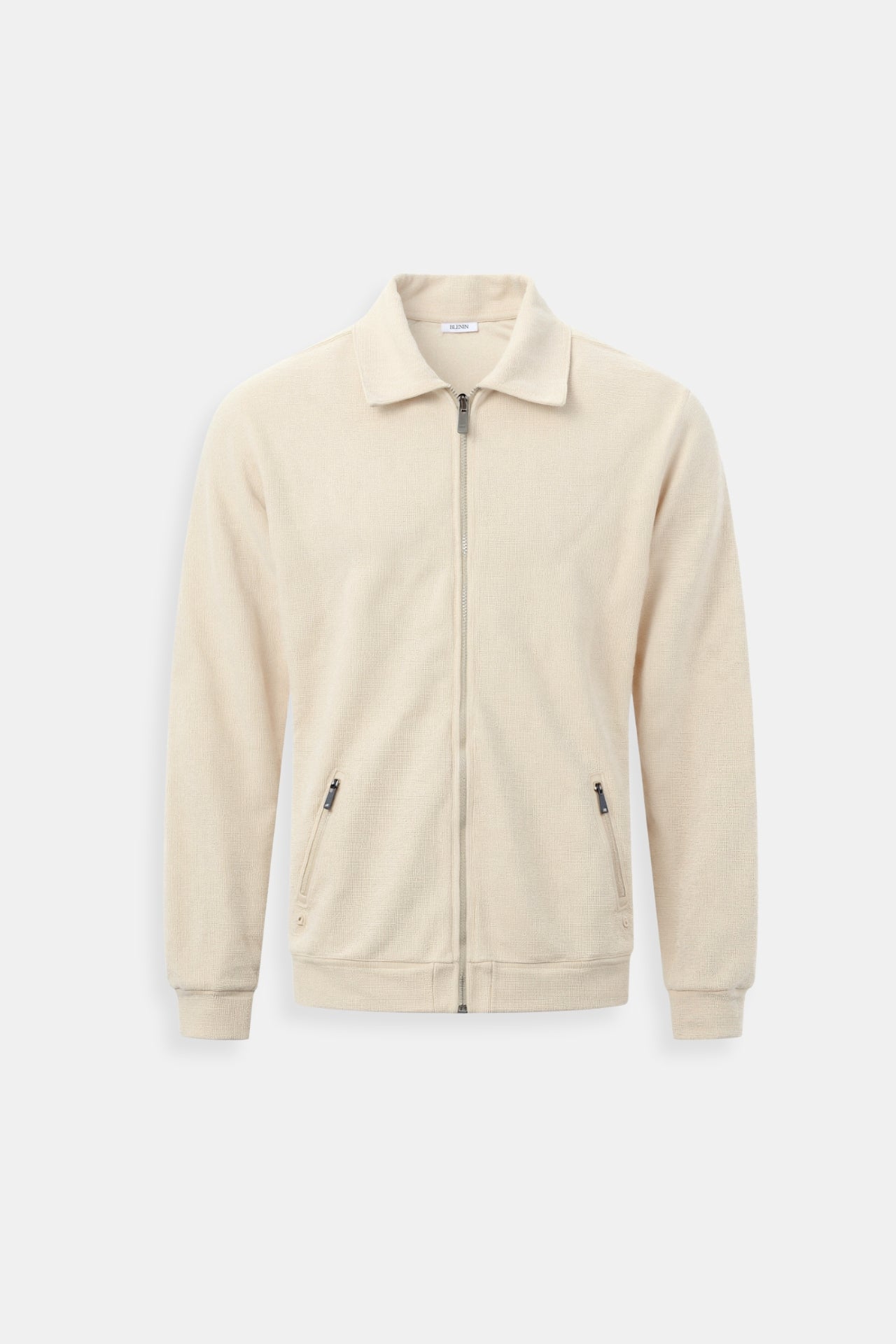 Blouson Homme Beige Classique et Élégant
