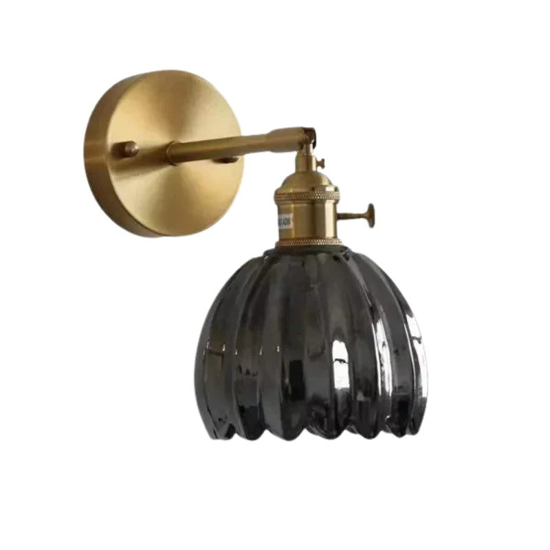 Lampe Murale Design en Verre avec Cadre Chromé Élégant - PanierRoyale