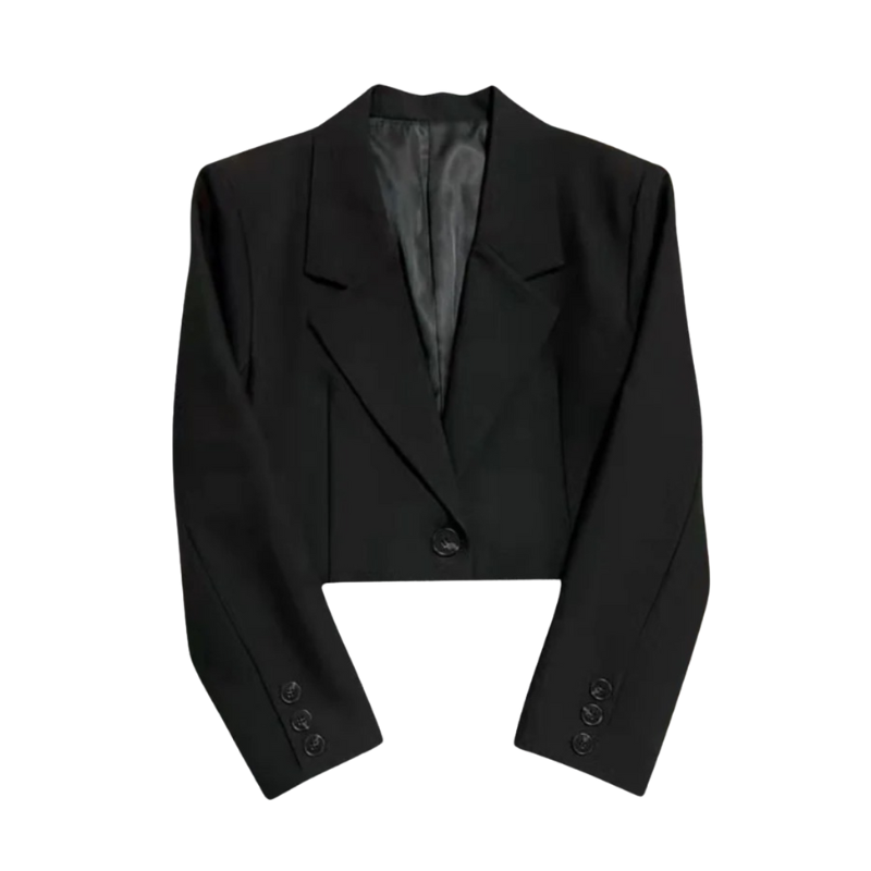 Blazer Chic à Manches Longues et Taille Cintrée - vue 2