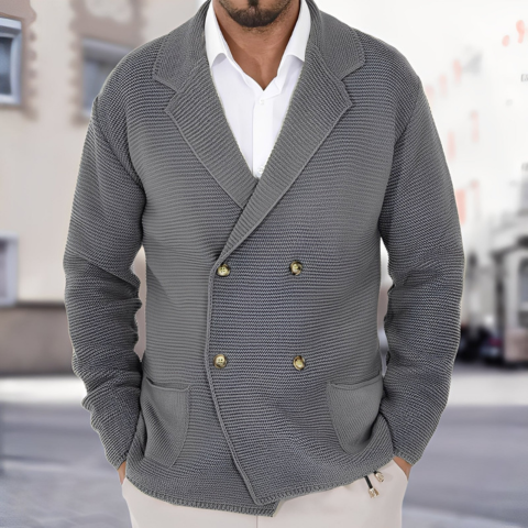 Cardigan Homme Grande Taille Douillet en Laine - PanierRoyale