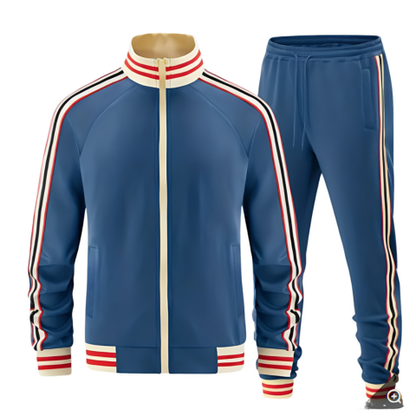 Maillot de sport rayé homme 2 pièces