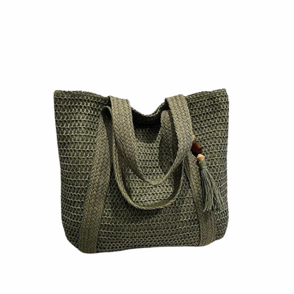 Sac à Épaule Grand Volume avec Baudrier Adjustable - PanierRoyale