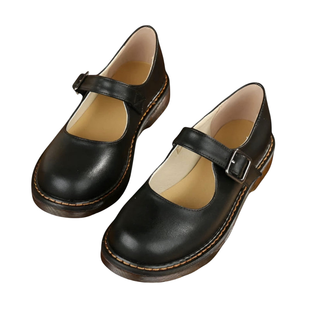 Chaussures Femmes Talon Plat à Bout Arrondi