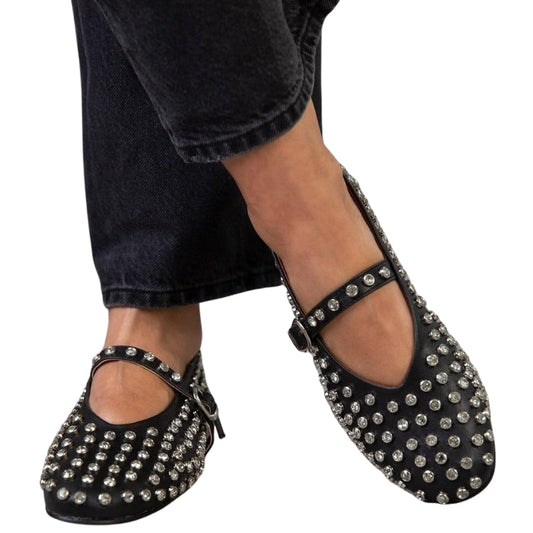 Ballerines Femmes Chic à Boucle Dorée - PanierRoyale