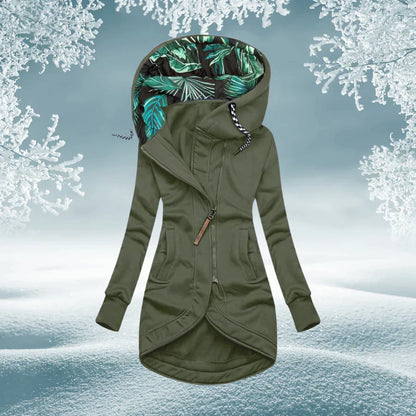 Parka Femme Hiver Chic avec Capuche et Manches Longues - PanierRoyale