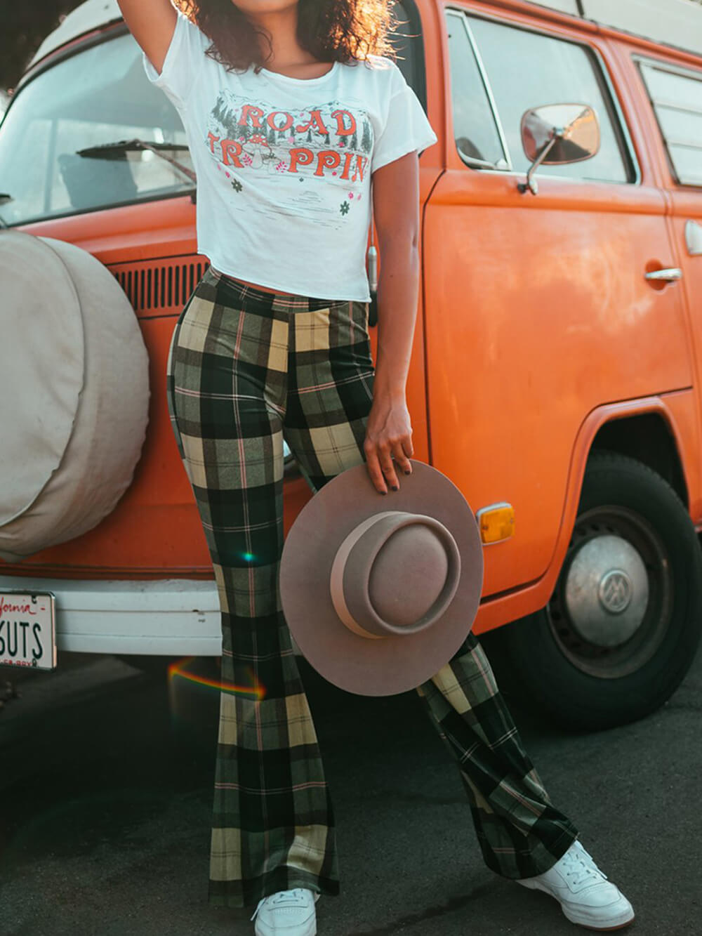 Pantalons femme larges rétro chic - PanierRoyale