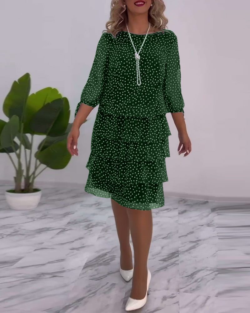 Robe Femme Chic en Dentelle avec Décolleté et Fleurs