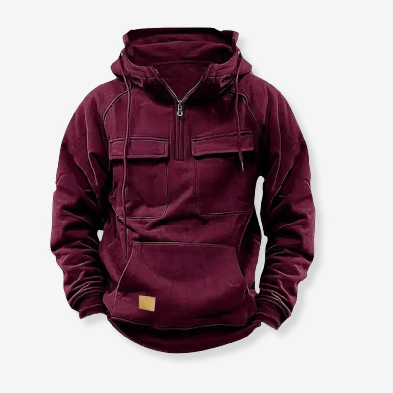 Veste Streetwear Oversize avec Capuche et Poches