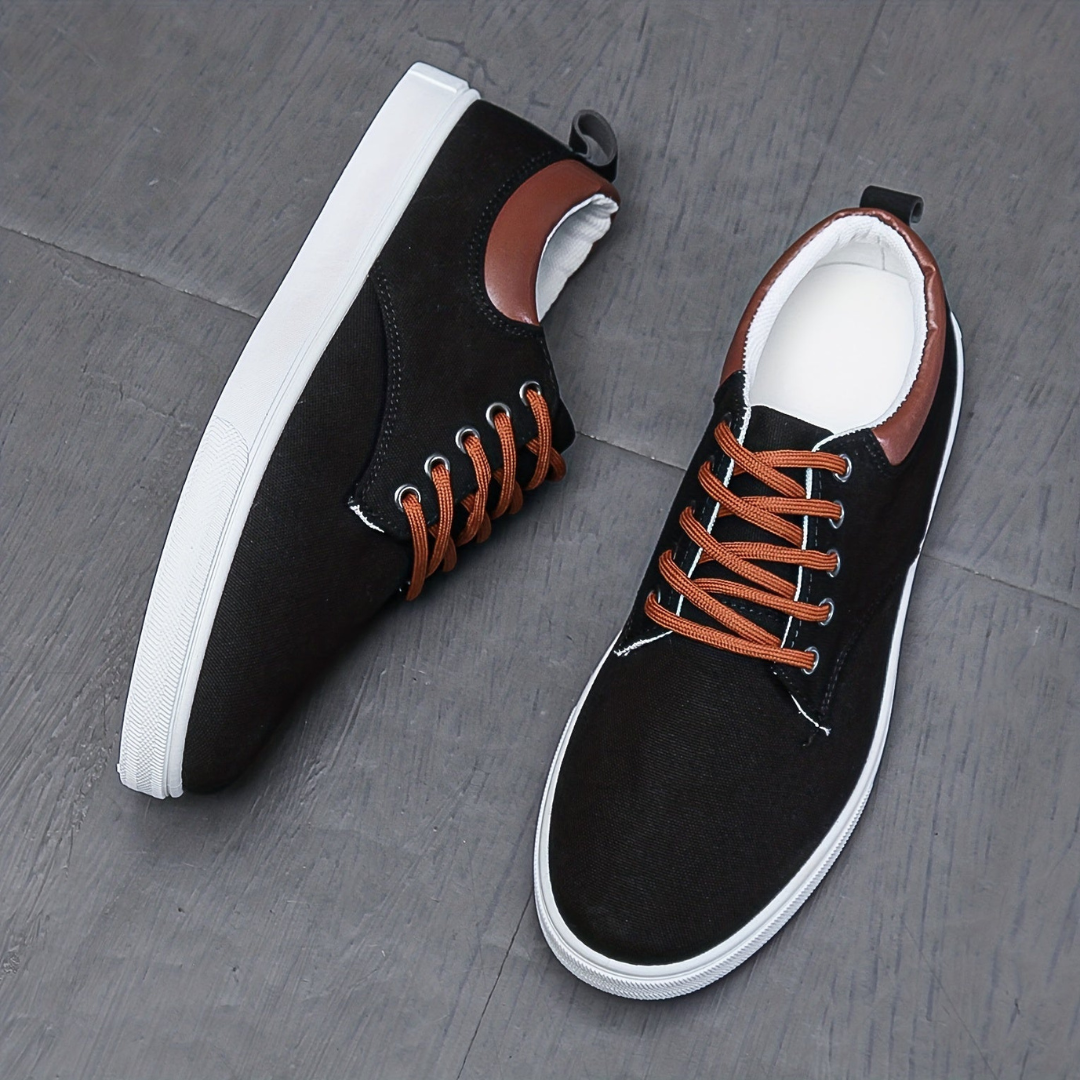 Baskets Running Homme Noir Stylo - PanierRoyale