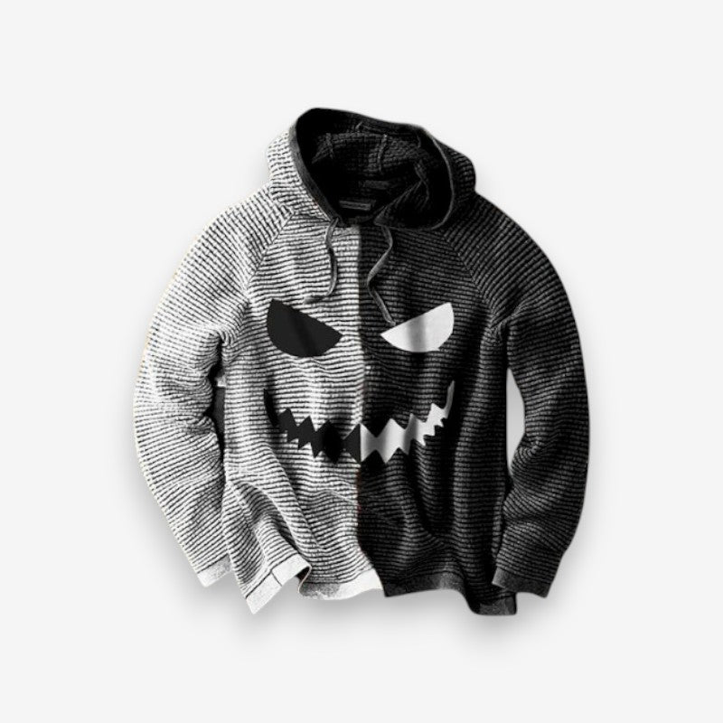 Pull Hiver à Capuche Citrouille Doux et Chaud