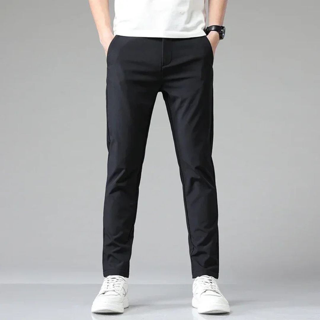 Pantalon Homme Slim Fit Noir - BerlinGlamour