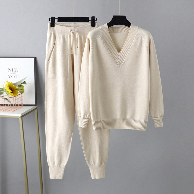 Ensemble Femme Tricot Doux et Confortable - PanierRoyale