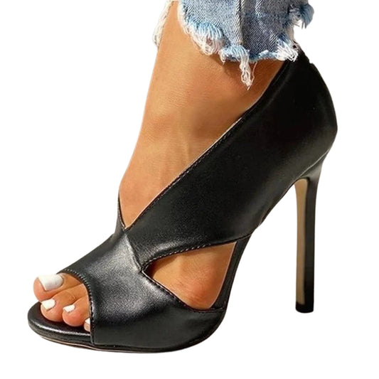 Sandales Hauts Talons Femme Élégantes et Découpe - PanierRoyale