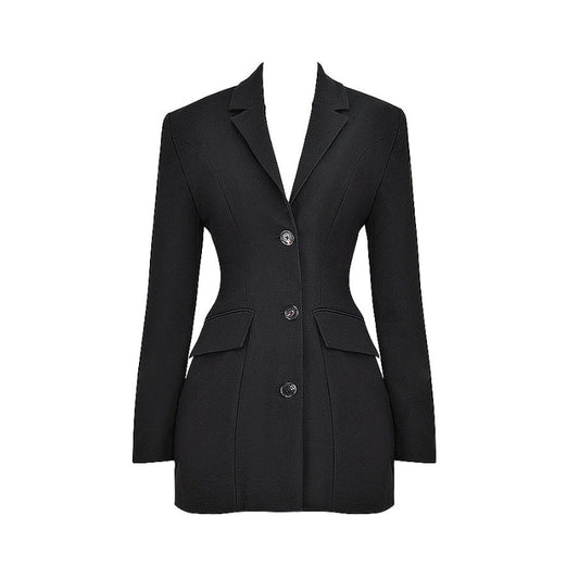 Blazer Homme Manches Longues Col en V Élégant - PanierRoyale