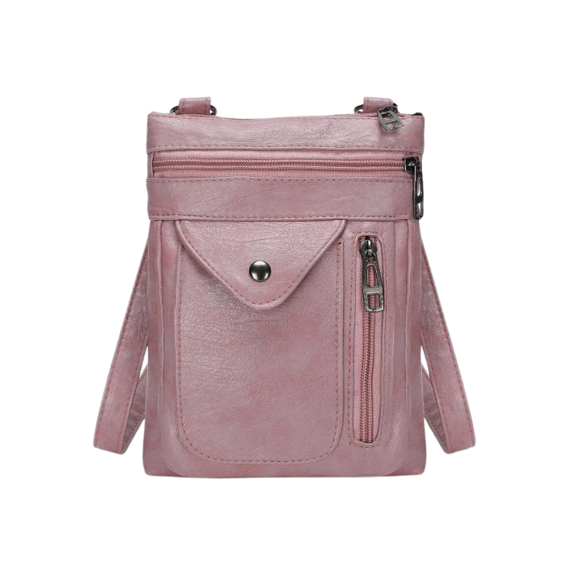 Sac Épaule Réglable avec Poches Zippées et Bretelle Ajustable