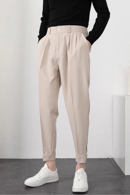 Pantalon Homme Noir Élastique Confortable