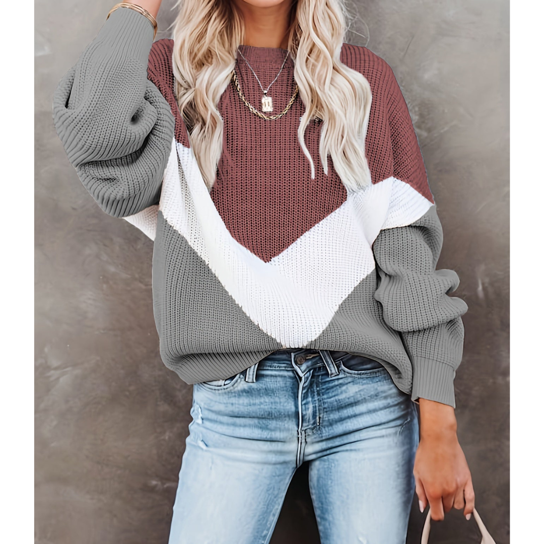 Pull Femme Grande Taille Manches Longues - PanierRoyale