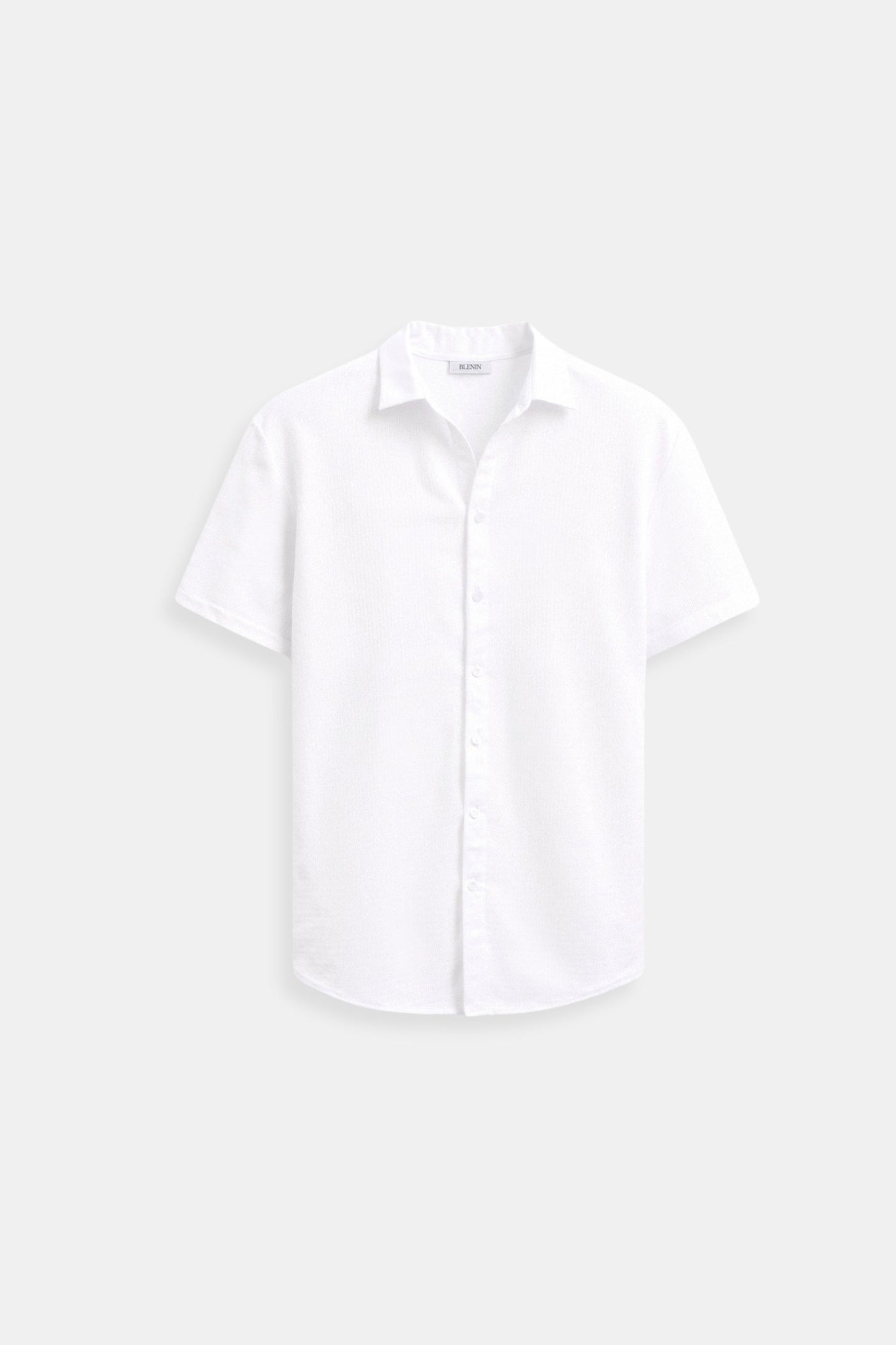 Chemise Lin Cuir Court Manches Été - BerlinGlamour
