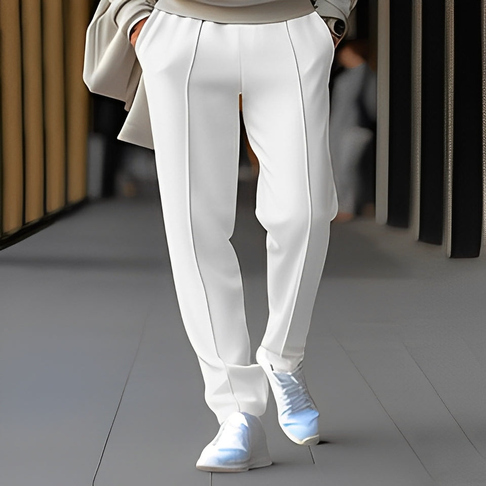 Pantalon Homme Classique Taille Étroite pour Bureau