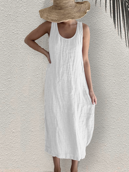 Robe Longue Été en Soie Légère Féminine