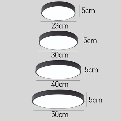 Lampe Plafond LED Rond Design Nordique