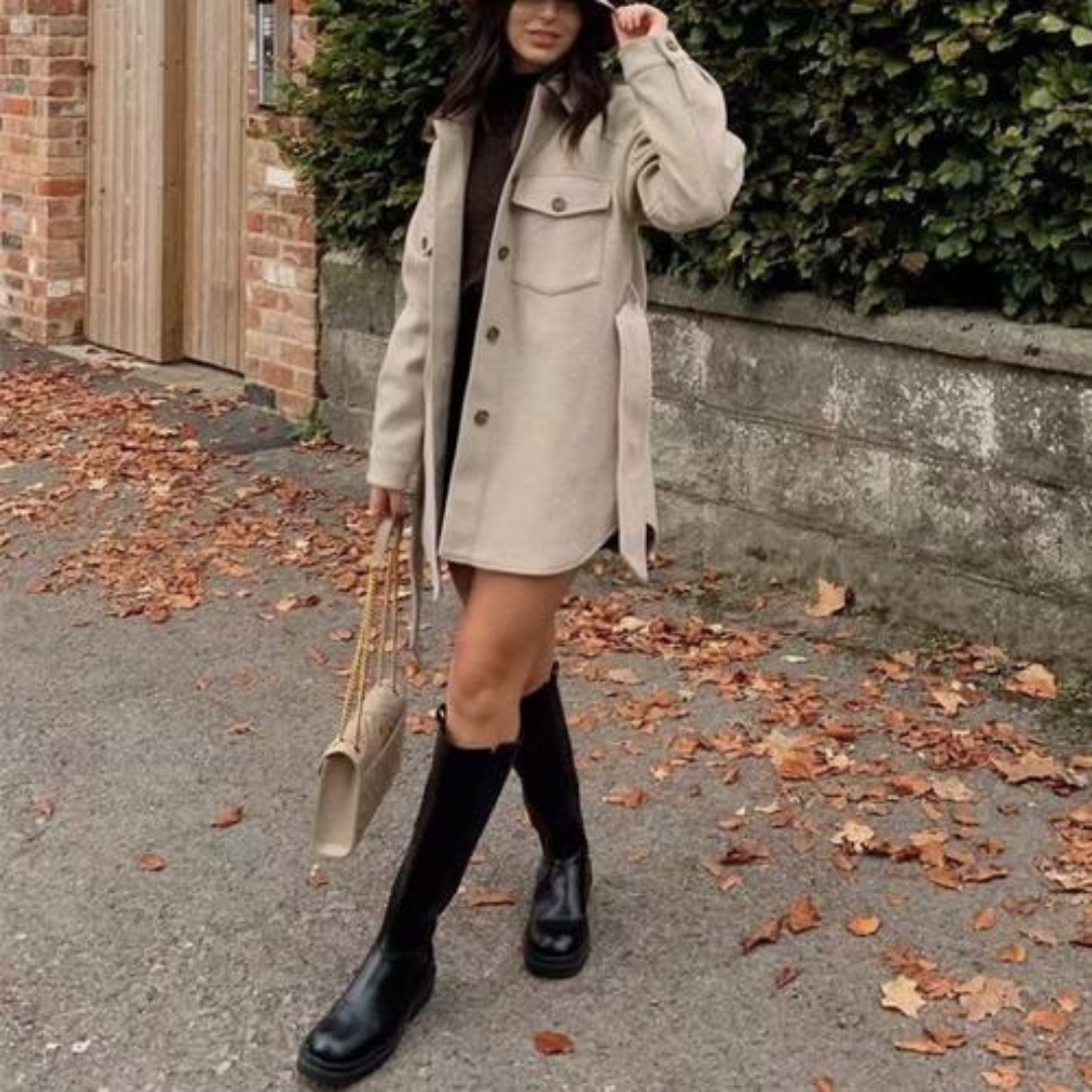Veste Femme Longue Polaire Chic Hivernale - PanierRoyale