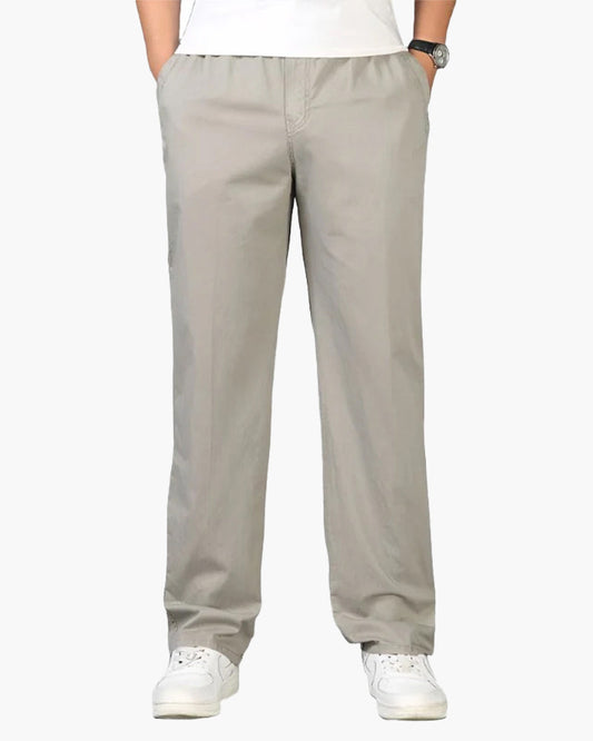 Pantalon de loisir en coton élastiqué confortable - BerlinGlamour