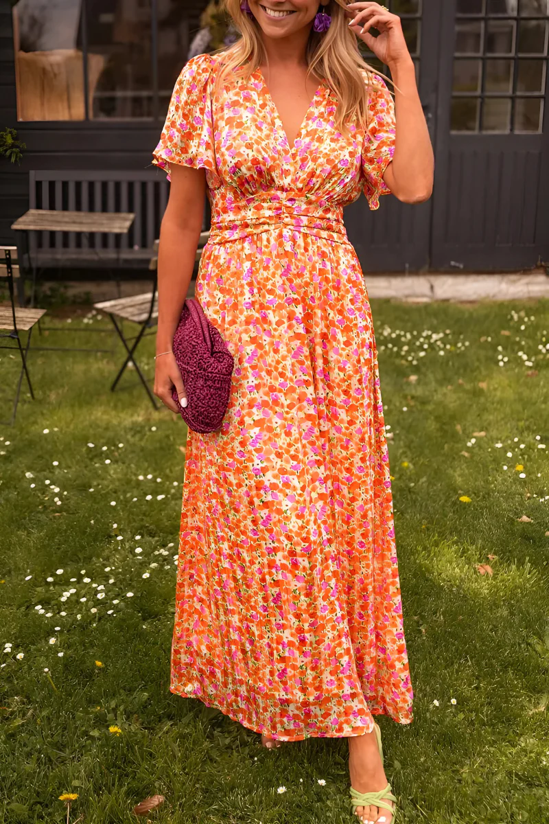 Robe Été Longue Florale Chic pour Femme - PanierRoyale