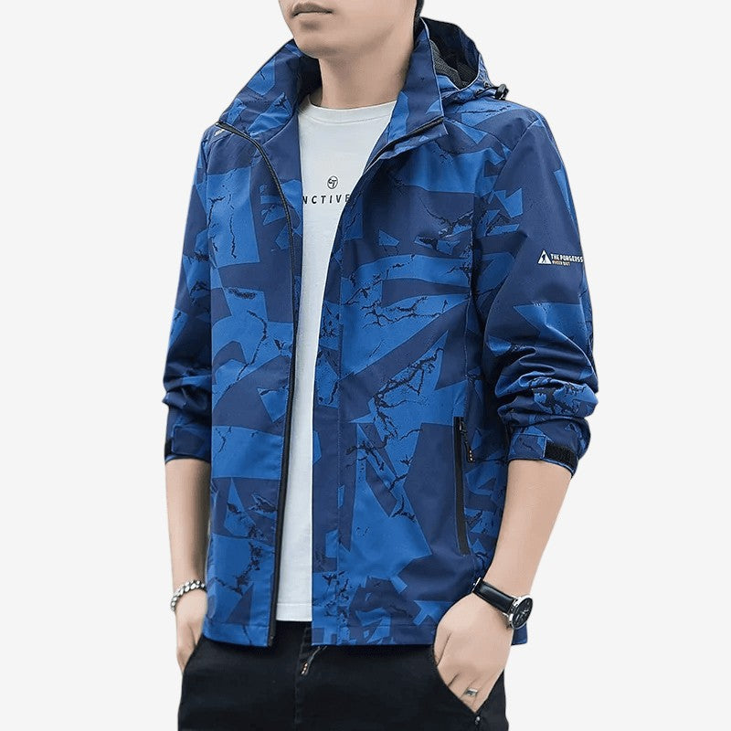 Veste Streetwear Capuche Manches Longues et Poches Zippées