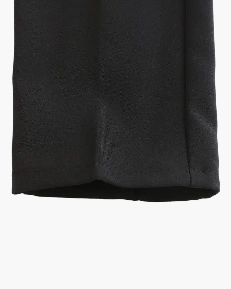 Pantalon Business Slim Fit Noir Élégant
