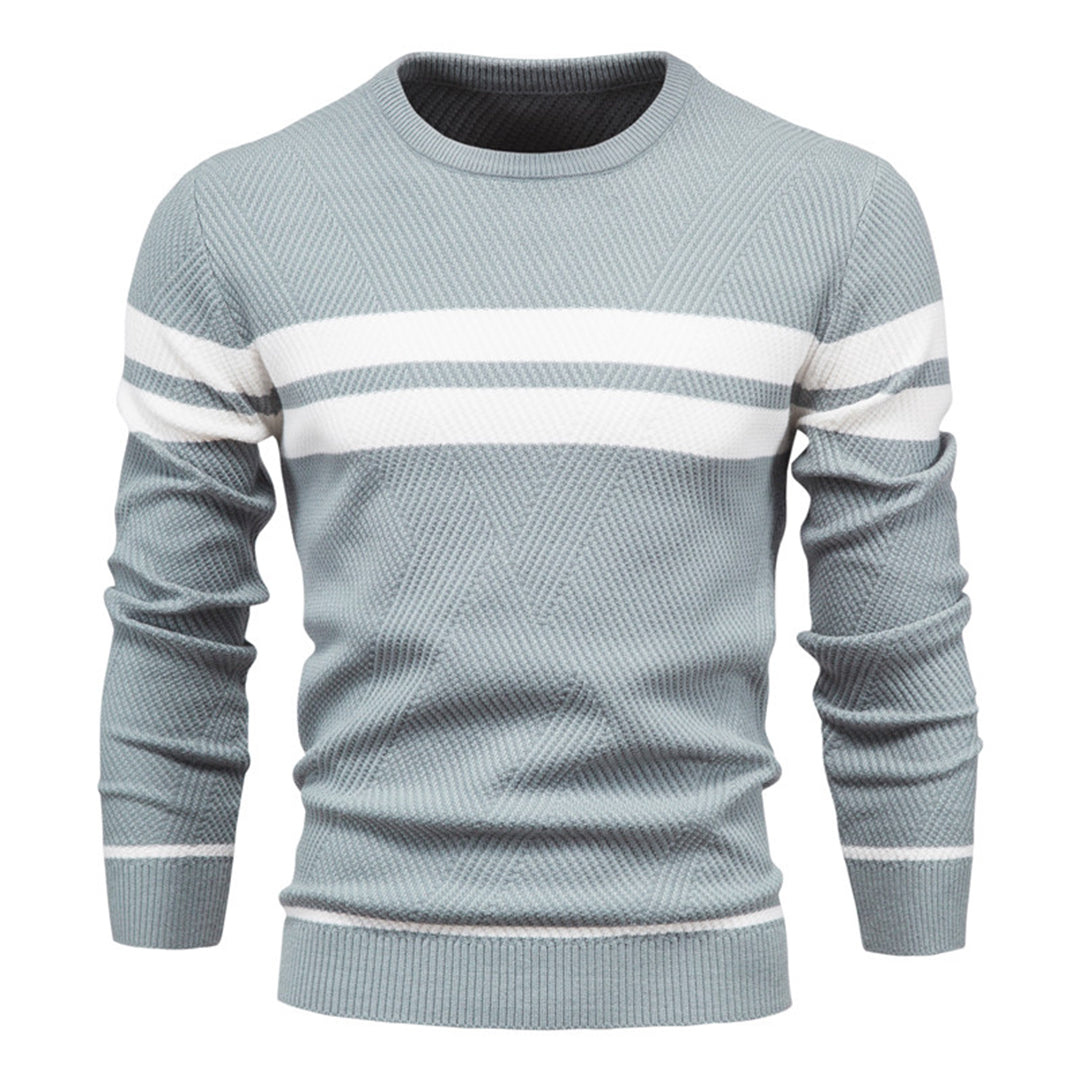 Pull Homme Col Rond Tricot Chaud et Confortable - PanierRoyale