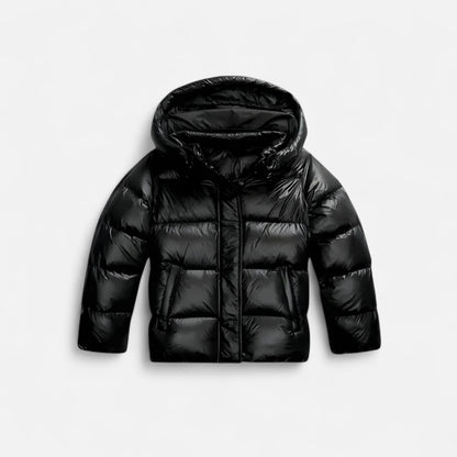 Doudoune Homme Noire à Capuche Sportive - PanierRoyale
