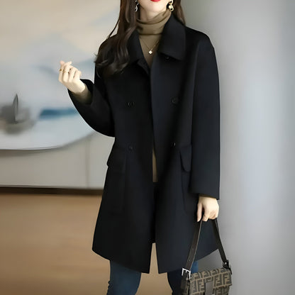 Manteau Femme Hiver Chic à Fermeture Boutons - PanierRoyale