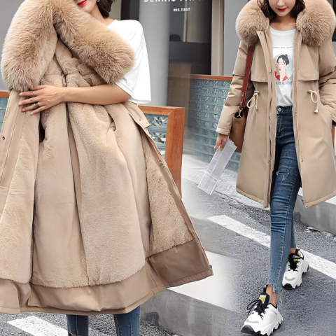 Manteau femme hiver doux et isolant - PanierRoyale