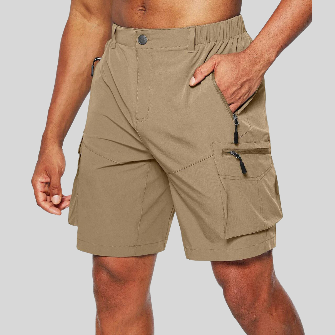 Short de randonnée homme imperméable pour plein air