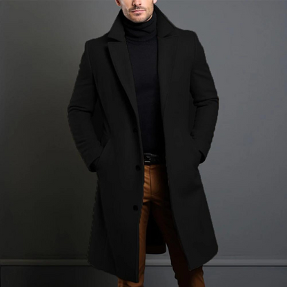 Manteau Homme Hiver Laine Douce et Chaude Élégant - PanierRoyale