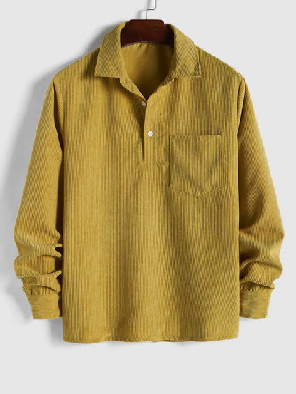 Pull Côtelé Chaud et Confortable pour Hiver