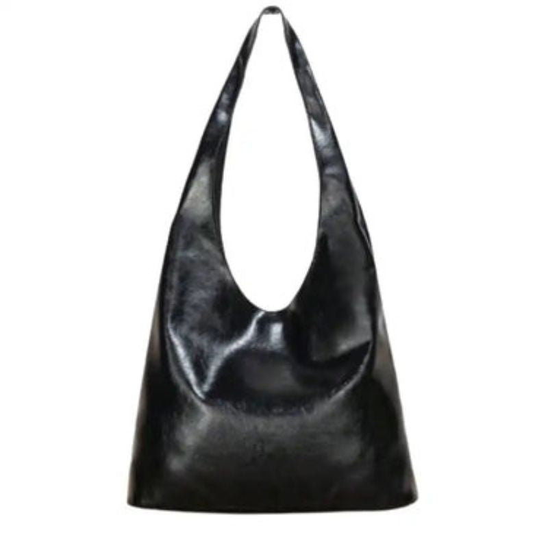 Sac à main cuir lisse grande capacité - PanierRoyale