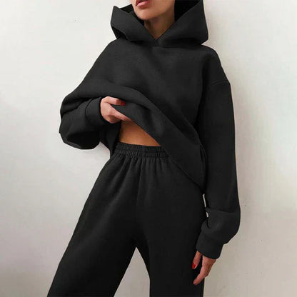 Sweat à Capuche Femme Hiver Douillet et Confortable - PanierRoyale
