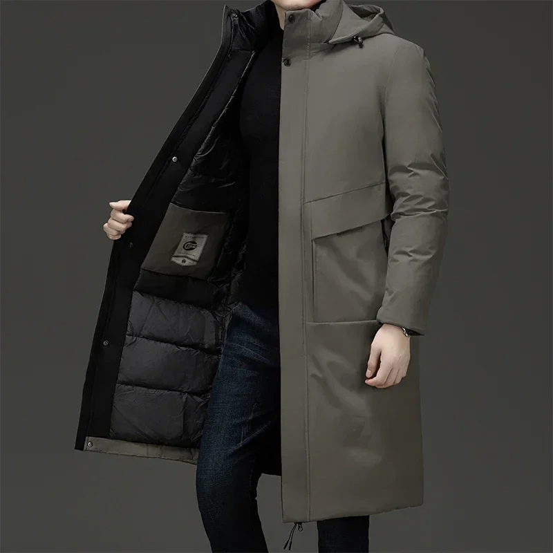 Parka Hiver Homme Longue Doudoune avec Capuche - BerlinGlamour