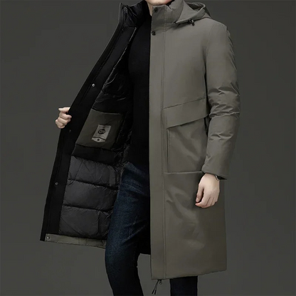 Parka Hiver Homme Longue Doudoune avec Capuche - BerlinGlamour