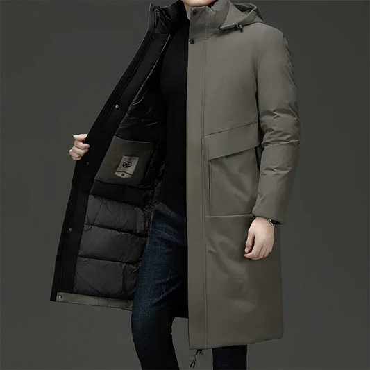 Parka Hiver Homme Longue Doudoune avec Capuche - BerlinGlamour