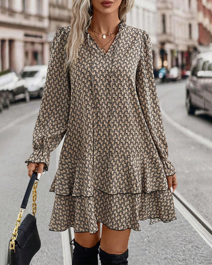 Robe Longue Femme Élégante à Manches avec Style Classique - PanierRoyale
